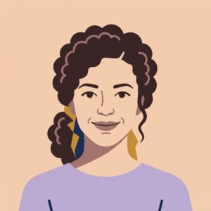Illustrated portrait of Imogen Ashdown